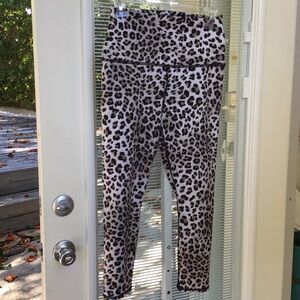 Evolution and Creation Black and White Leopard Leggings